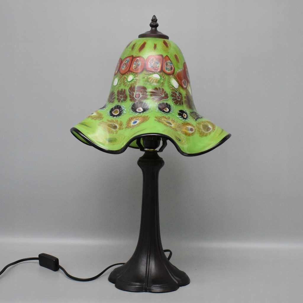 Lampa w Stylu Szkła Murano do Salonu Zielona