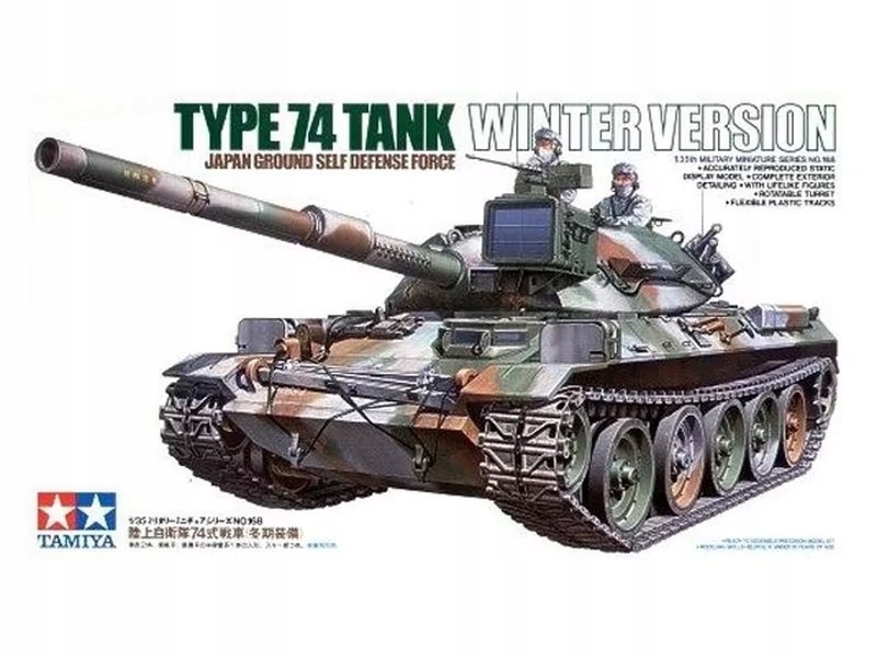 Tamiya 35168 74 Tank Winter Version 1/35