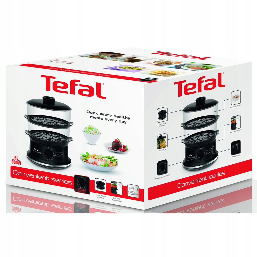 PAROWAR TEFAL VC1401 CONVENIENT 900W 6L