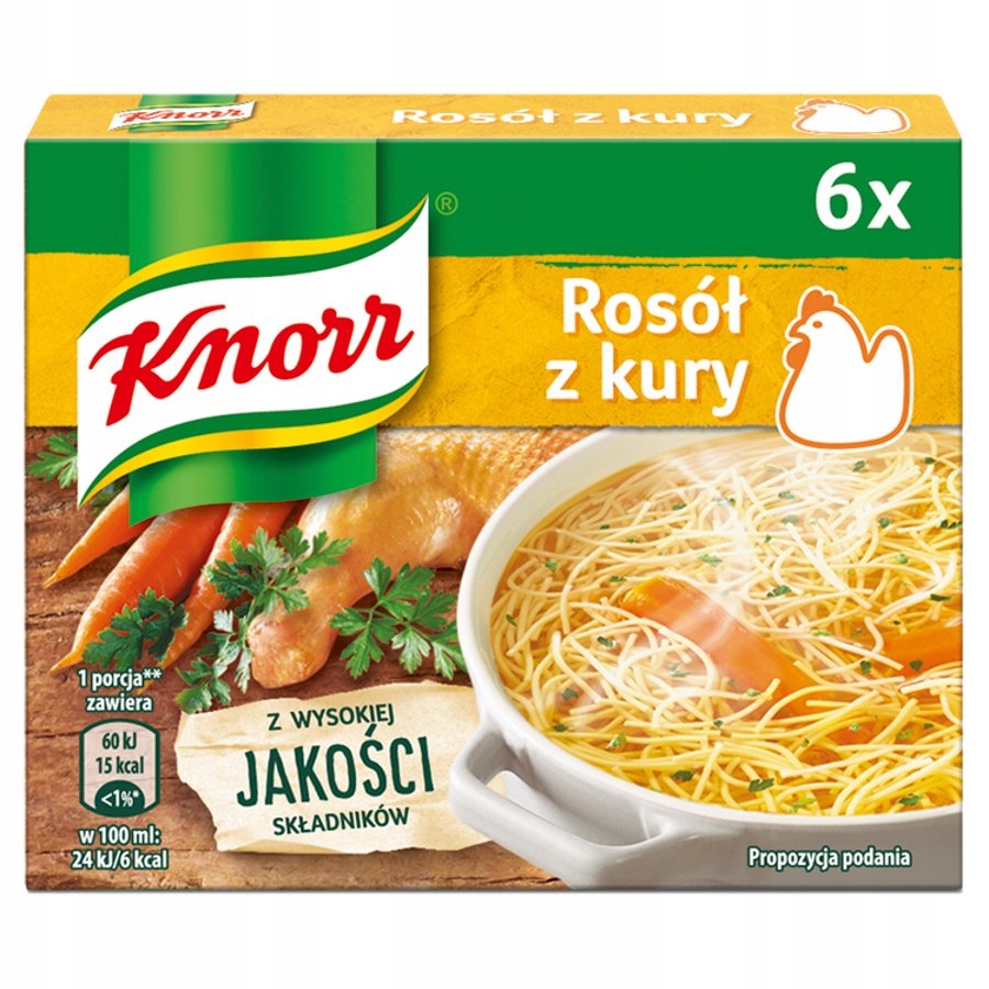 Knorr rosół z kury (6kst)60g