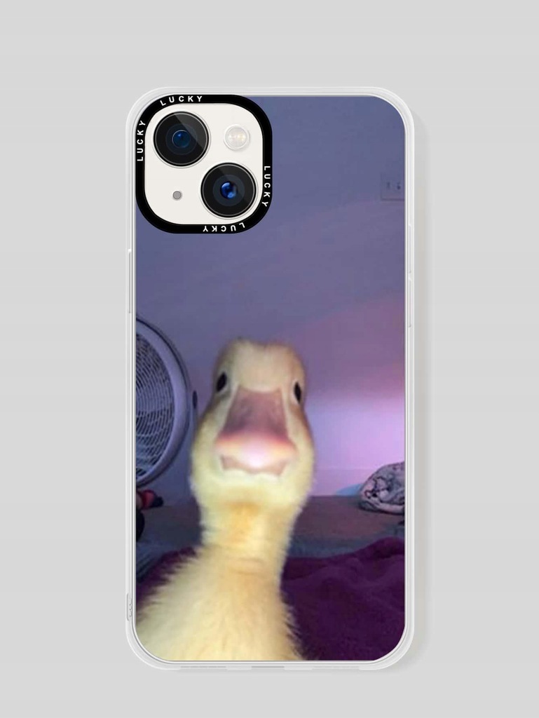 R72M002 ETUI PLECKI CASE KACZKA IPHONE 13 SHEIN
