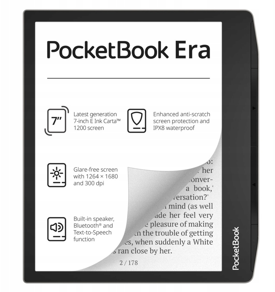 Czytnik PocketBook Era 700 16 GB 7 cali srebrny