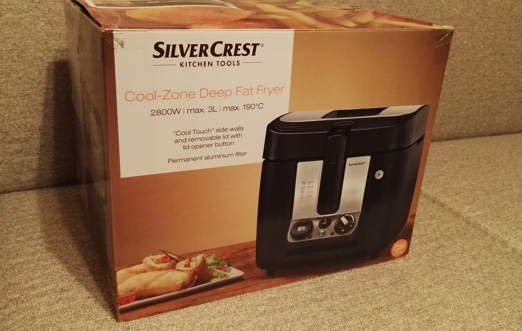 Frytkownica ze strefą zimna SilverCrest 2800W, 3l