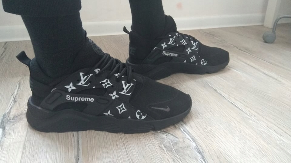nike and lv collab