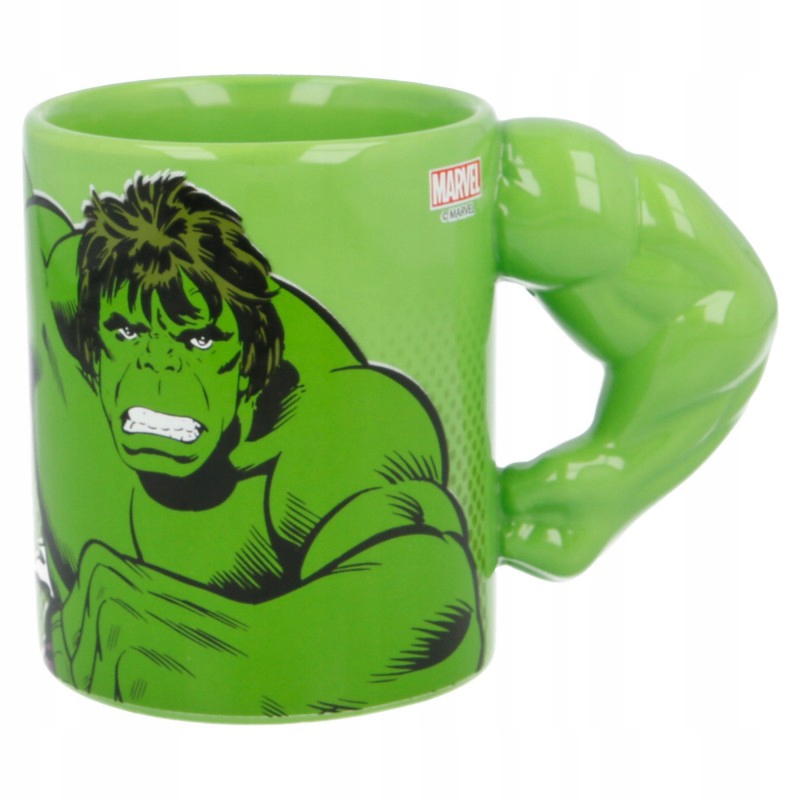 Avengers Kubek ceramiczny 3D Marvel Hulk 330 ml