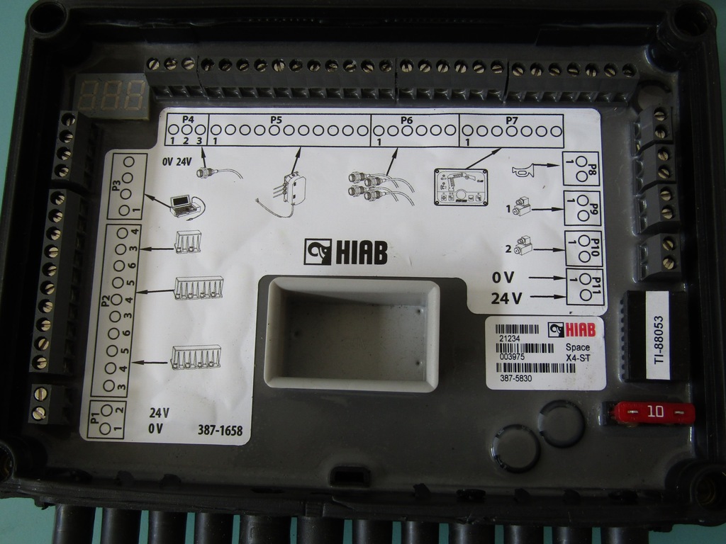 HIAB SPACE X4 RCU1 + HIAB X4 ST PANEL STERUJĄCY 7437025570 oficjalne archiwum Allegro