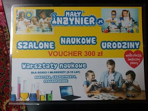 Voucher na warsztaty naukowe