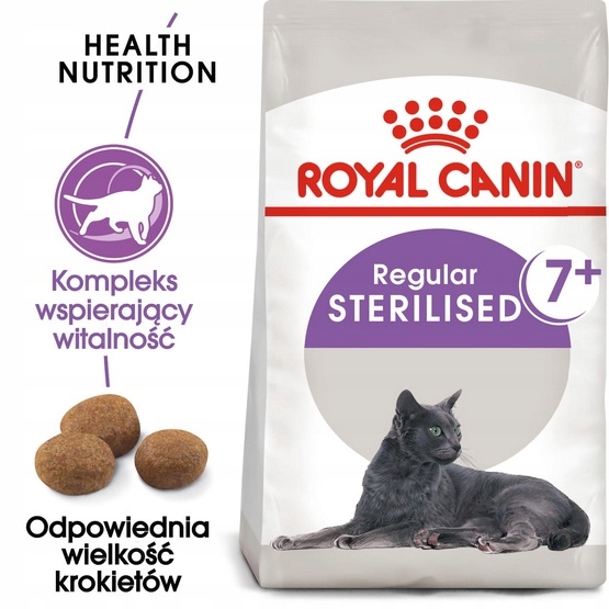 Royal Canin Sterilised 7+ karma sucha dla kotów dorosłych, od 7 do 12 roku