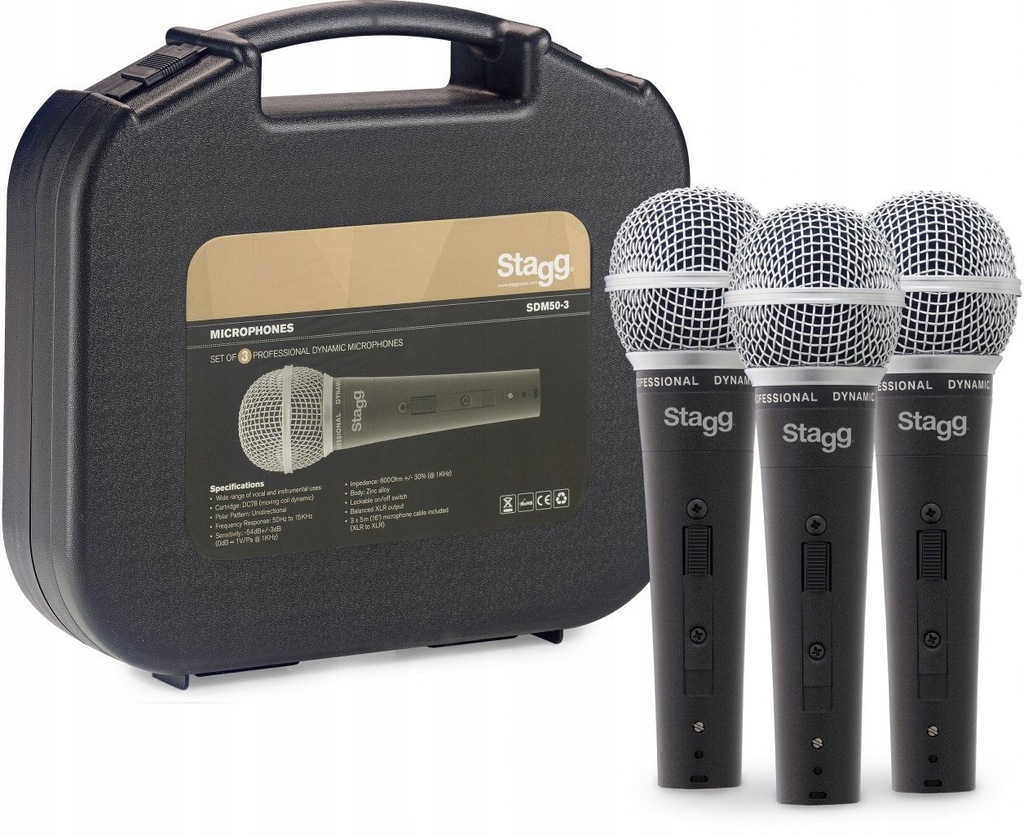 Stagg Mikrofon dynamiczny SDM50-3