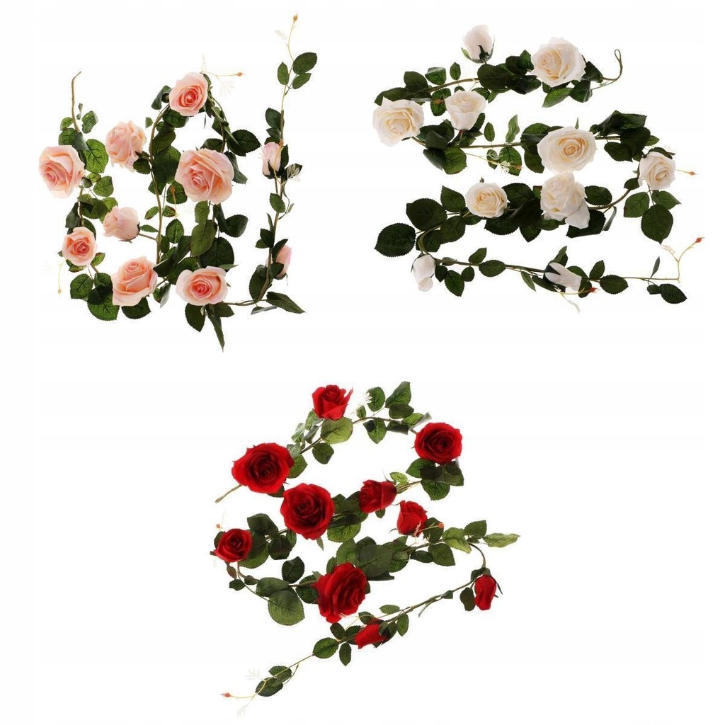 Sztuczne kwiaty Różowy, biały, czerwony