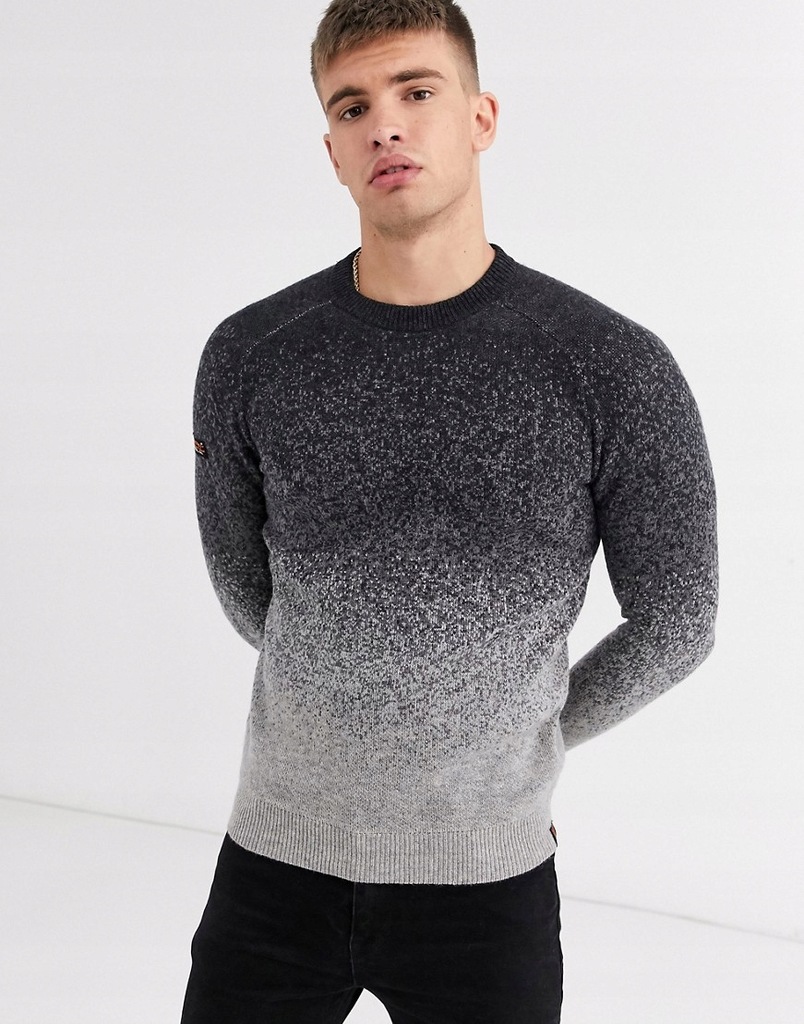 AI-6-14-29 SUPERDRY SWETER KLASYCZNY ROZMIAR M