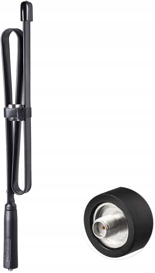 Taktyczna składana Antena radiowa Bingfu VHF UHF 136-460 MHz 72 cm