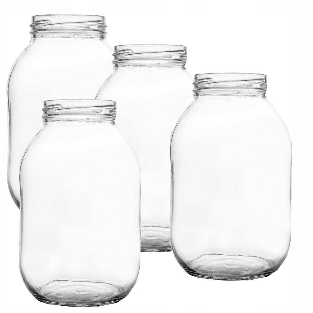 SŁOIK SŁÓJ 4Lx6 OGÓRKI PRZETWORY NALEWKI