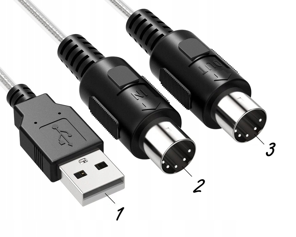 Купить КАБЕЛЬ-АДАПТЕР USB-ВХОД MIDI НА ВЫХОД ИНТЕРФЕЙС: отзывы, фото, характеристики в интерне-магазине Aredi.ru