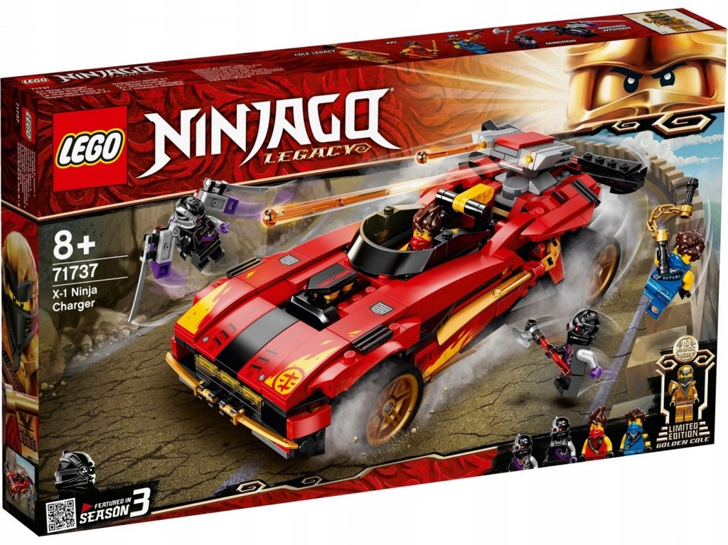 Klocki Ninjago 71737 Ninja ścigacz X 1