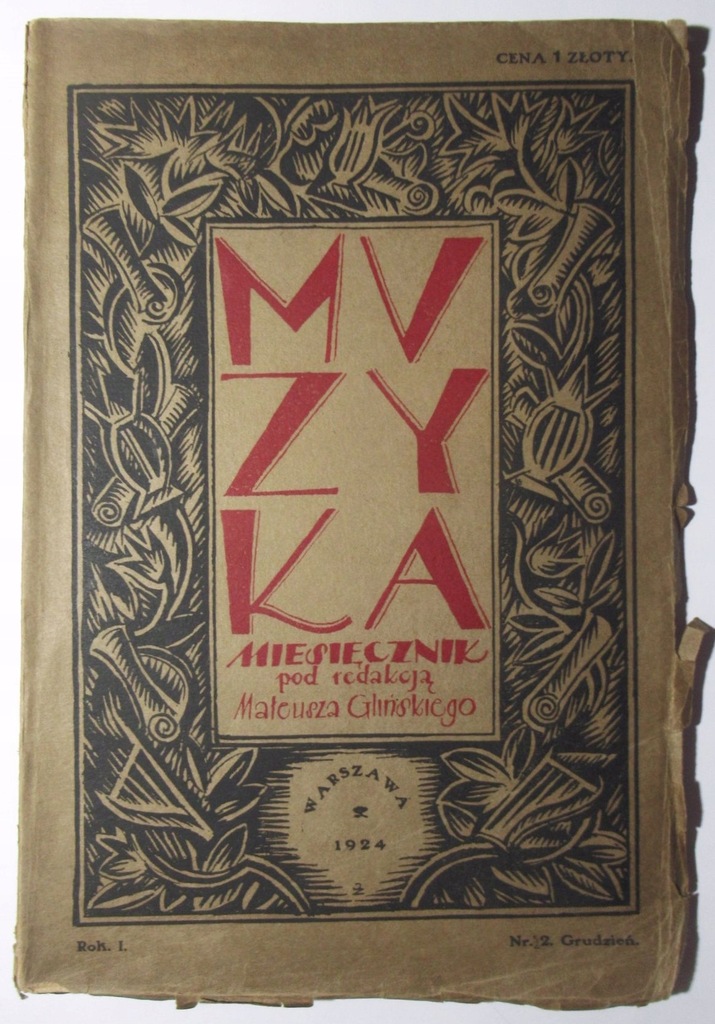 Muzyka, Miesięcznik, Nr 2 z 1924 roku, LEGENDA BAŁTYKU, NOWOWIEJSKI