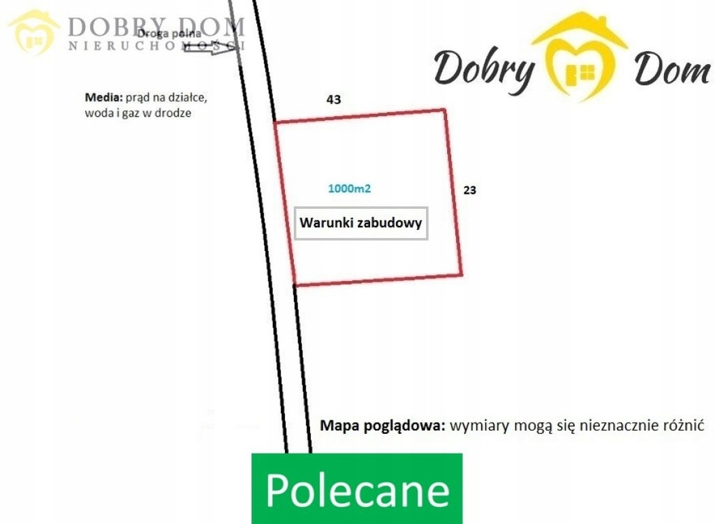 Działka, Białystok, Dojlidy Górne, 1000 m²