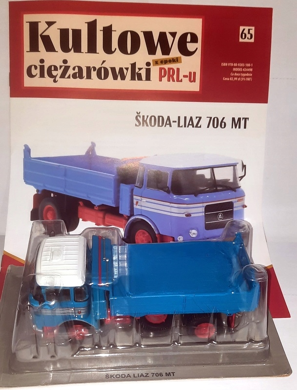 SKODA - LIAZ 706 MT 1/43 KULTOWE CIĘŻARÓWKI NR 65