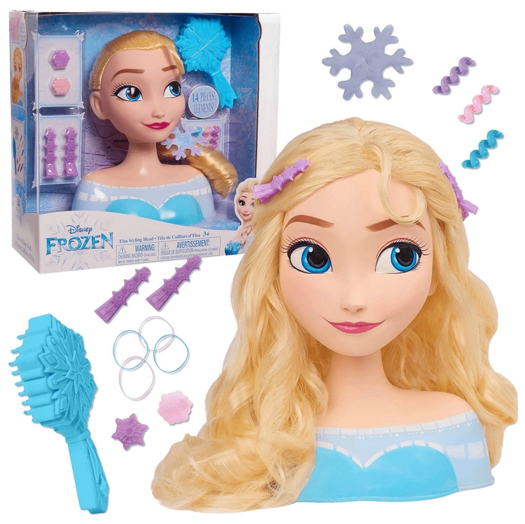 Głowa do stylizacji Disney Frozen Kraina Lodu Elsa
