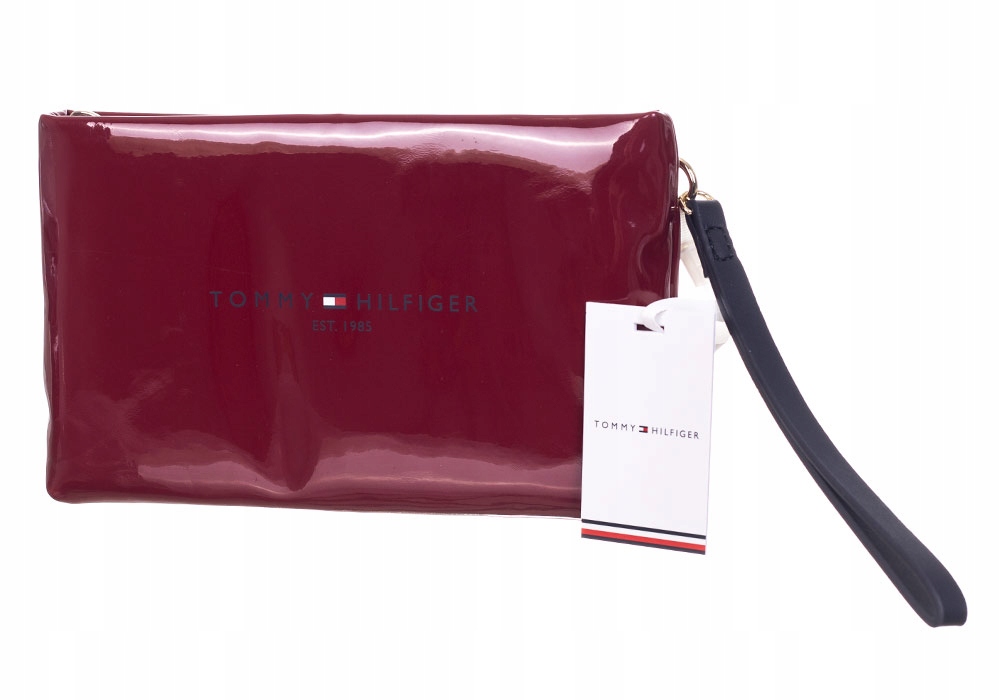 TOMMY HILFIGER TOREBKA DAMSKA SHOPPER POUCH BORDO