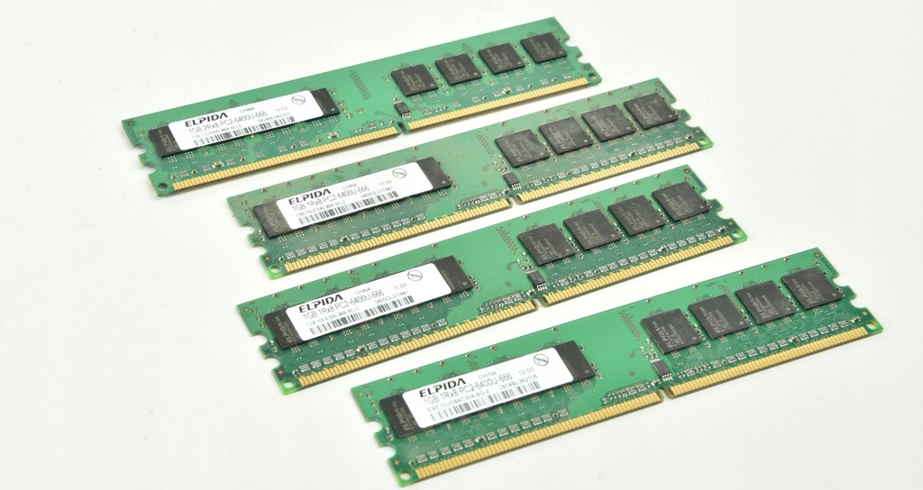 Pamięć RAM ELPIDA 4GB(4x1GB) 800Mhz DDR2 PC2-6400U