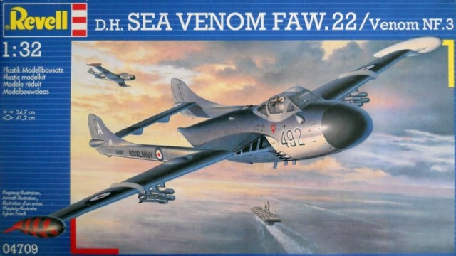 D.H. Sea Venom FAW.22 / Venom NF.3 skala. 1;32