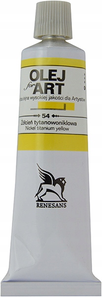 Farba Olej for Art Renesans 54 ŻÓŁĆ TYT. NIKL 60ml