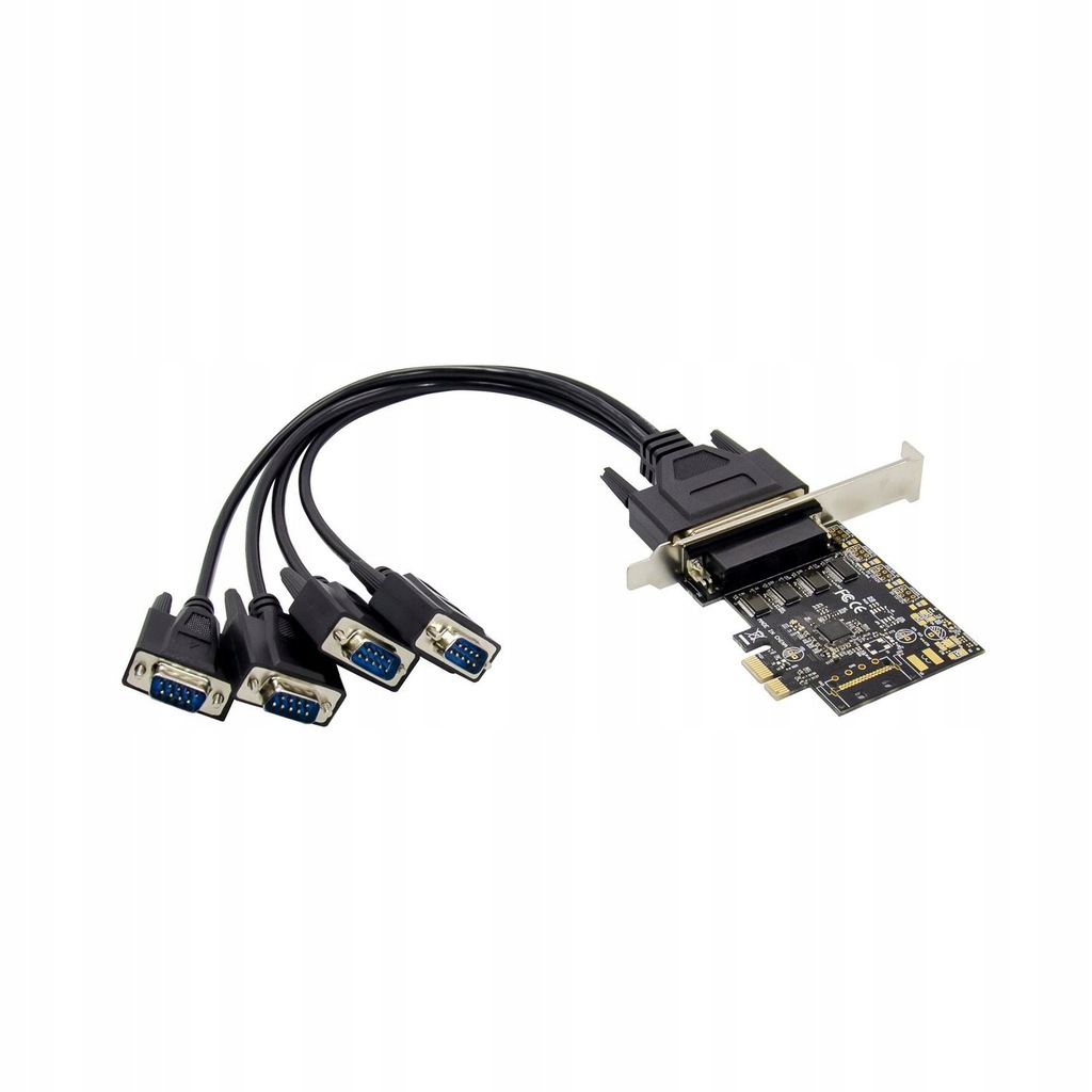 MicroConnect Karta szeregowa PCIe 4S DB9 RS232