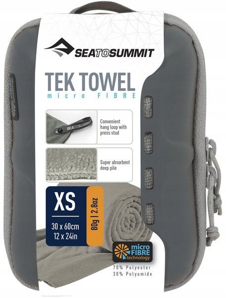 SEA TO SUMMIT Ręcznik Tek Towel szary r. XL (ATTTE