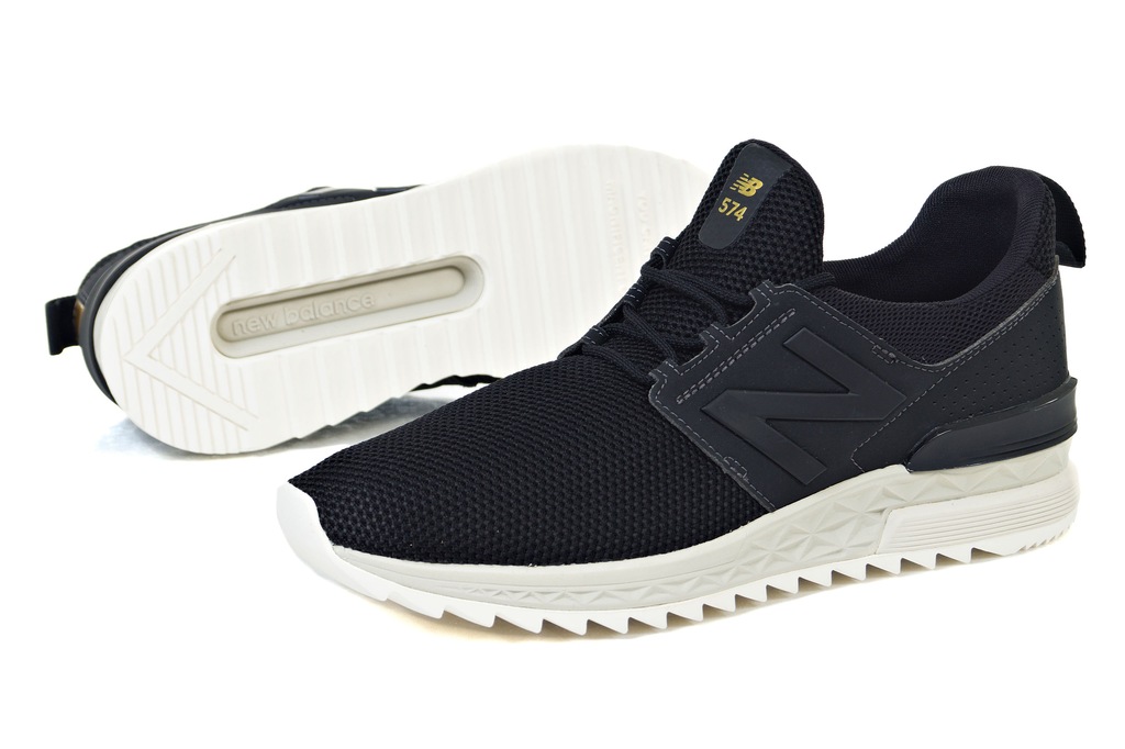 BUTY NEW BALANCE 574 MS574DUK CZARNE R. 46.5 - 7602748384 - oficjalne archiwum Allegro