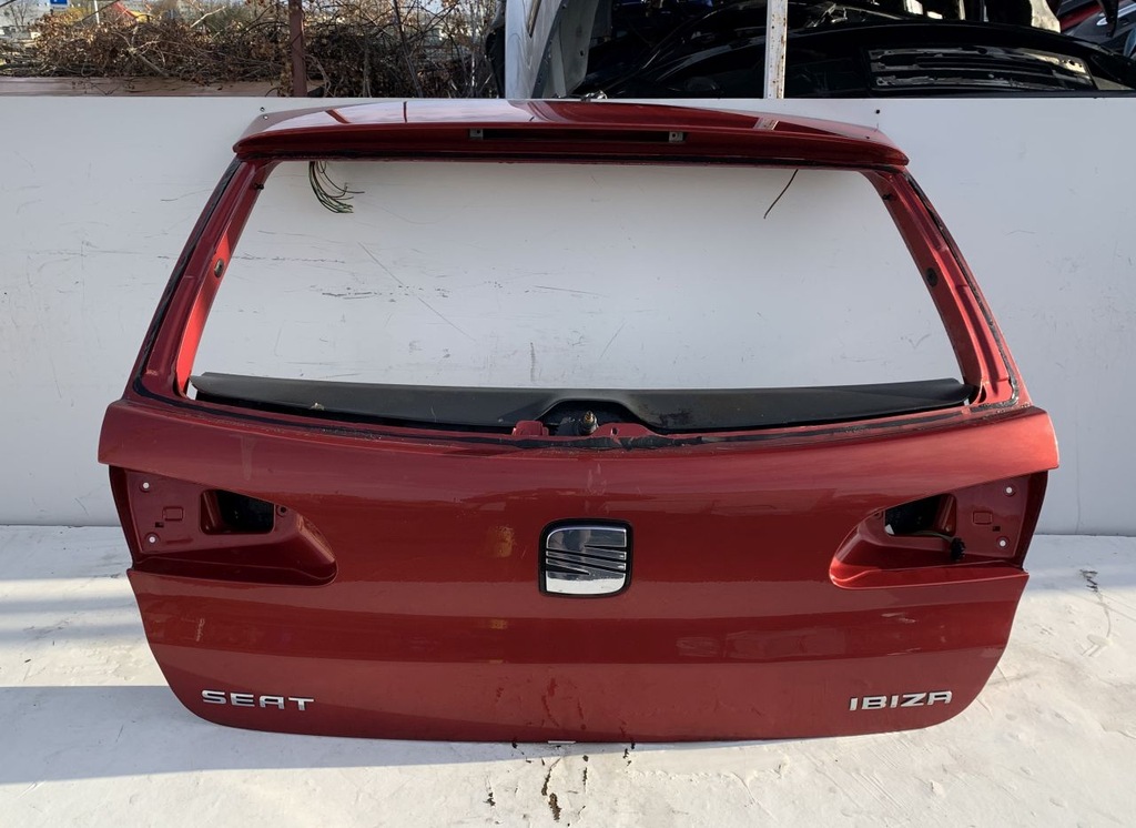 SEAT IBIZA 6L KLAPA TYŁ TYLNA BORDOWA