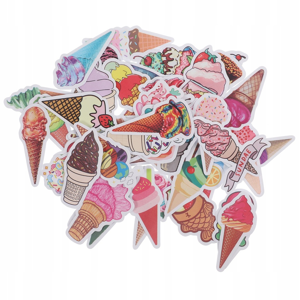 Fruit Stickers Ice Cream Bulk Cake Decorations