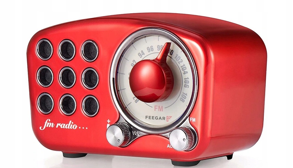 Feegar RETRO Radio kuchenne Bluetooth MicroSD 10h