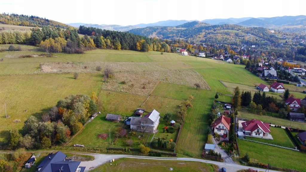 Działka, Skomielna Biała, Lubień (gm.), 9300 m²