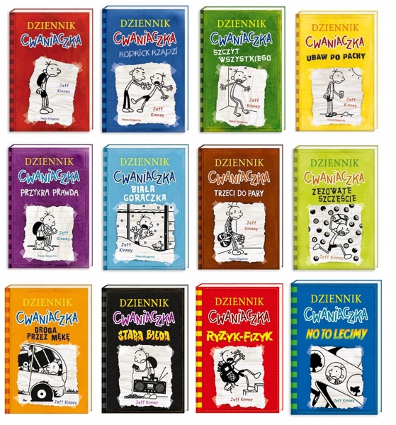 Dziennik Cwaniaczka - Zestaw 12 Tomów Jeff Kinney