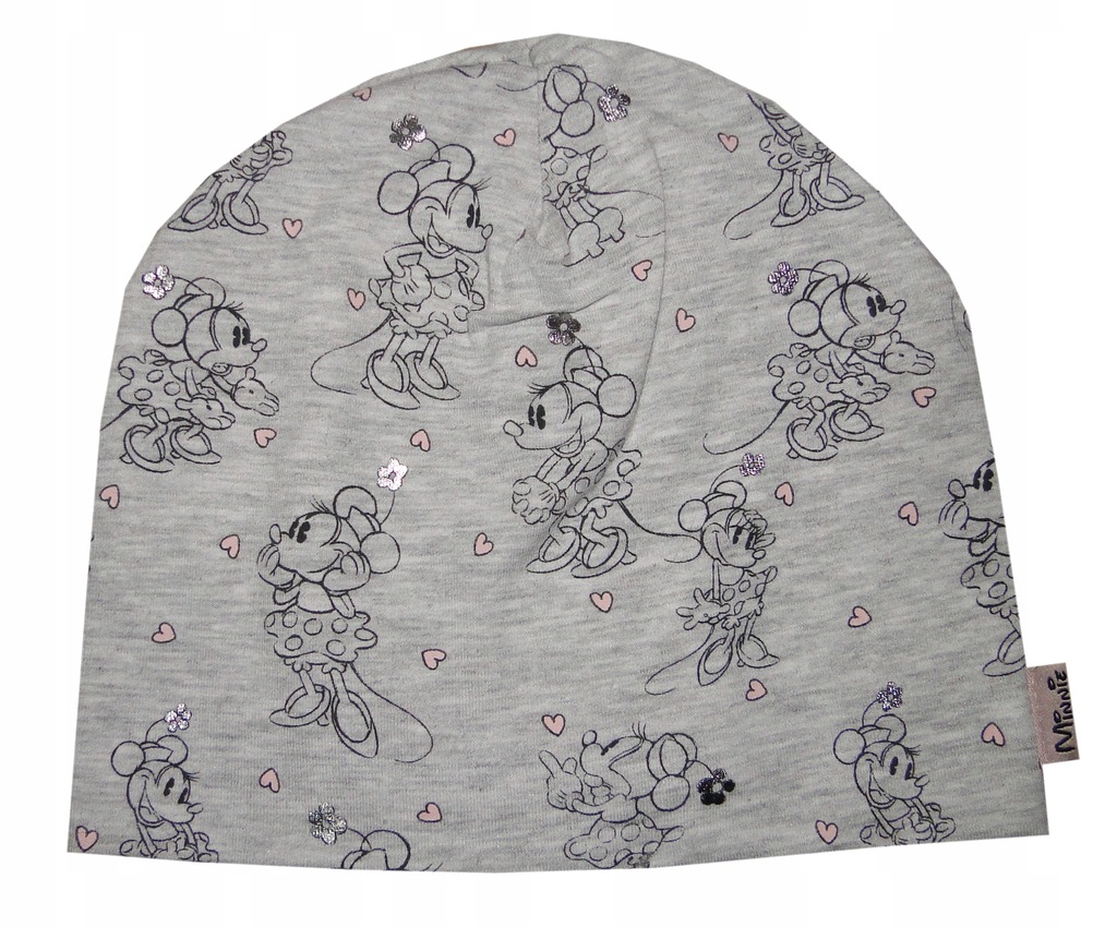 H&M CZAPKA 74/80 BAWEŁNIANA DISNEY MINNIE