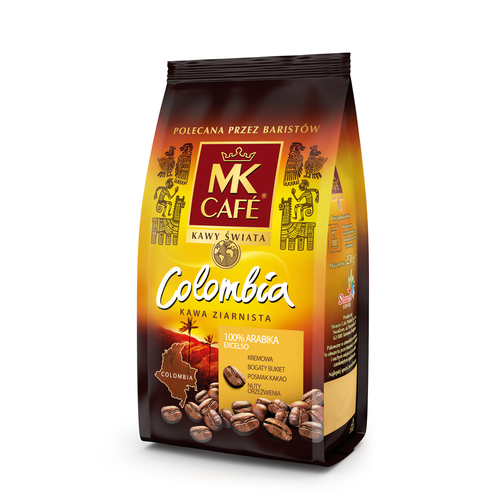 Kawa MK Cafe ziarnista Columbia 250g