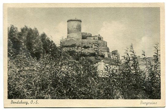 BĘDZIN / BENDSBURG :: Burgruine / Ruiny zamku