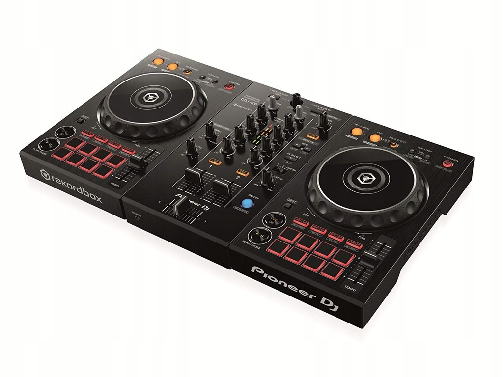 KONTROLER DJ PIONEER DDJ-400 USB AUX RCA BLACK HIT