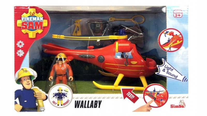 Helikopter ratunkowy z figurką Strażak Sam