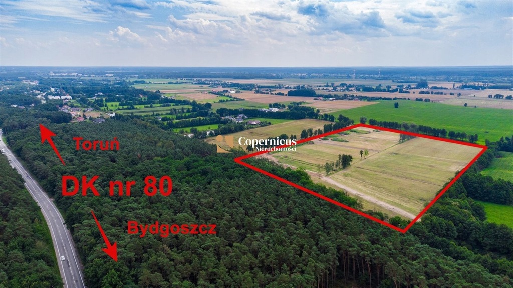 Działka, Toruń, 860 m²