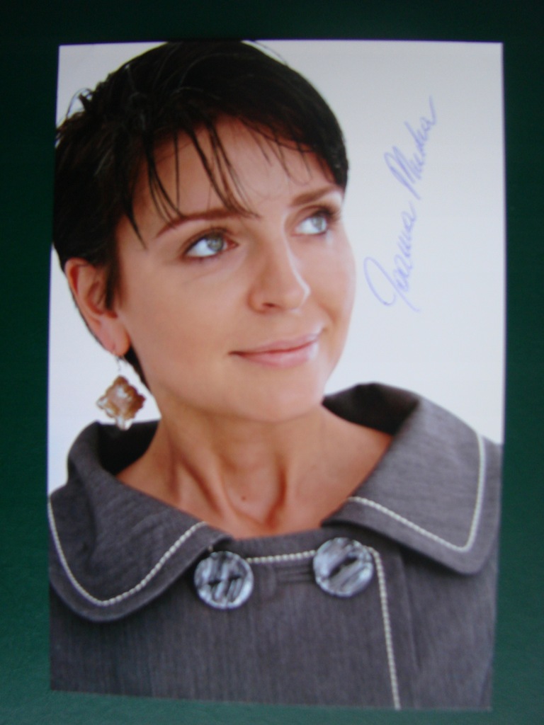 Joanna Mucha - oryginalny autograf