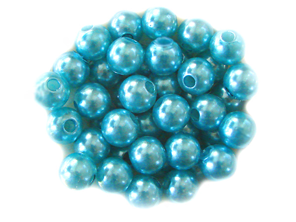 Koraliki AKRYLOWE perła 6mm 60szt KA259n60