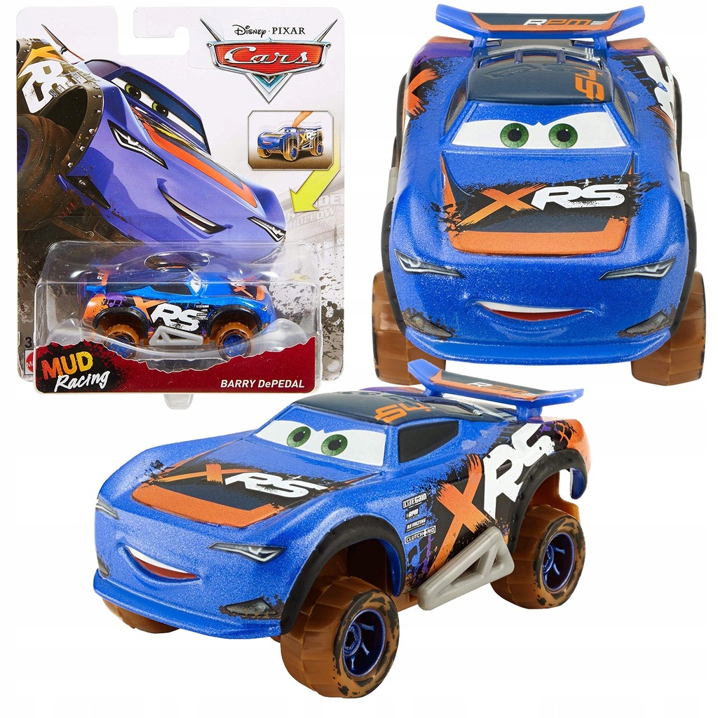 Auto MATTEL CARS MUD RACING Barry Depedal GBJ41