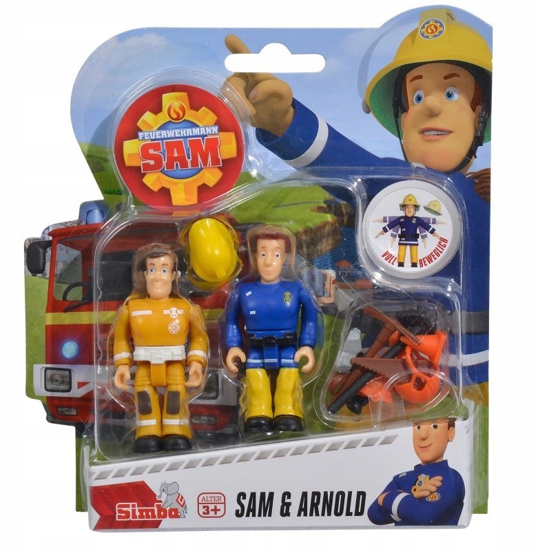 Strażak Sam 2 figurki Sam i Arnold z akcesoriami