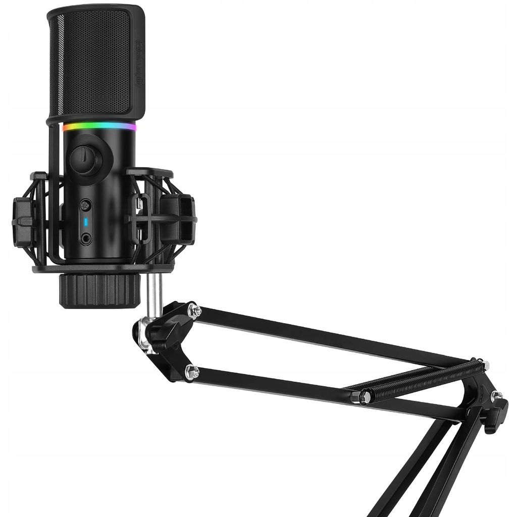 streamplify Mikrofon Mic Rgb z ramieniem