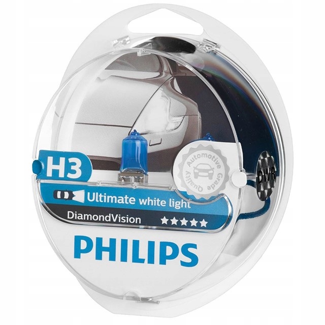 Żarówki PHILIPS DiamondVision H3 12V 55W 5000K