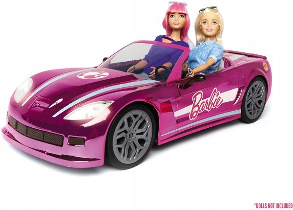 84 samochód barbie cabriolet RC 63619 różowy okaz