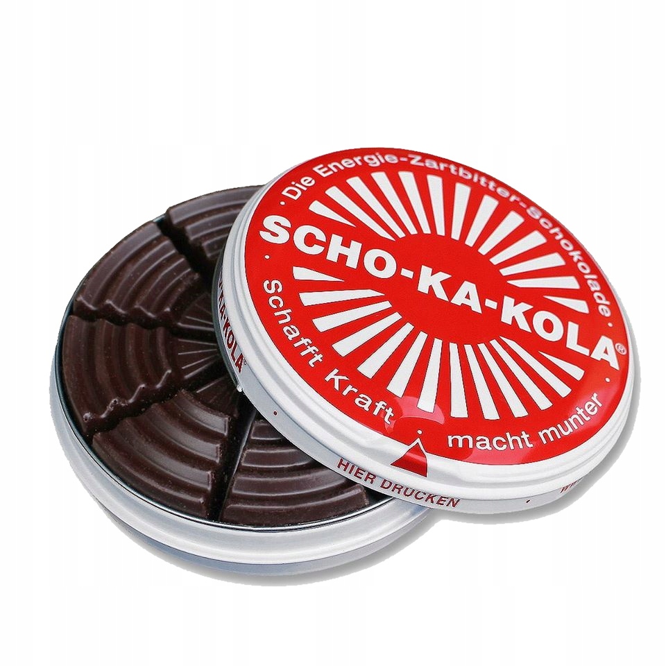 SCHO-KA-KOLA czekolada gorzka z KOFEINĄ LUFTWAFFE