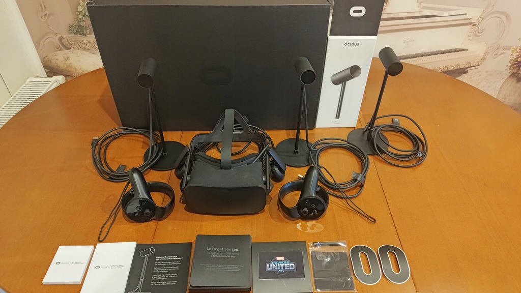 Gogle VR Oculus Rift + gra + czujnik ruchu